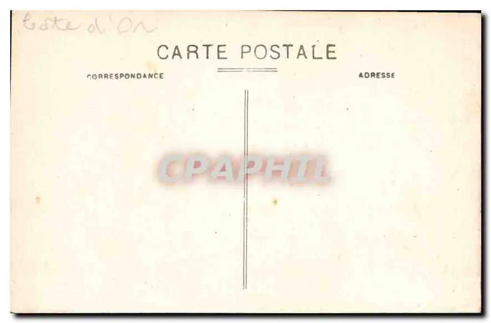 Ansicht der Stadt Saulieu — auf dem Weg nach Morveau — Verlag Duciel, Saulieu - Rückseite