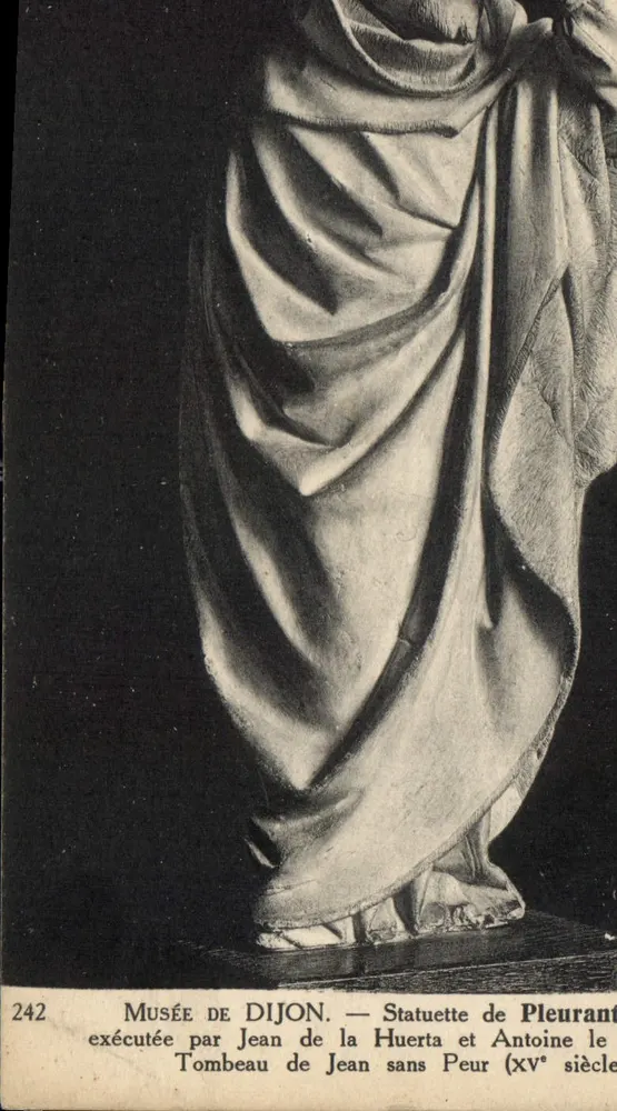 Muzeum w Dijonie — Statuetka Pleurant - Awers