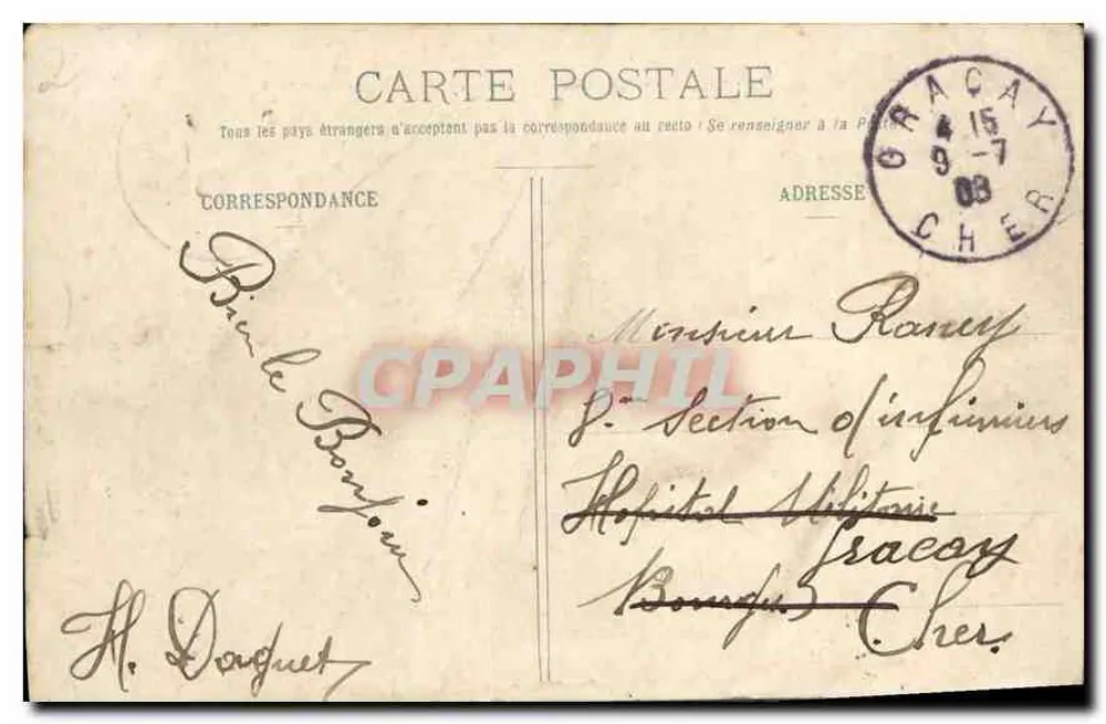 Dijon - Praça Darcy — L. V., editor, n°40 - Verso