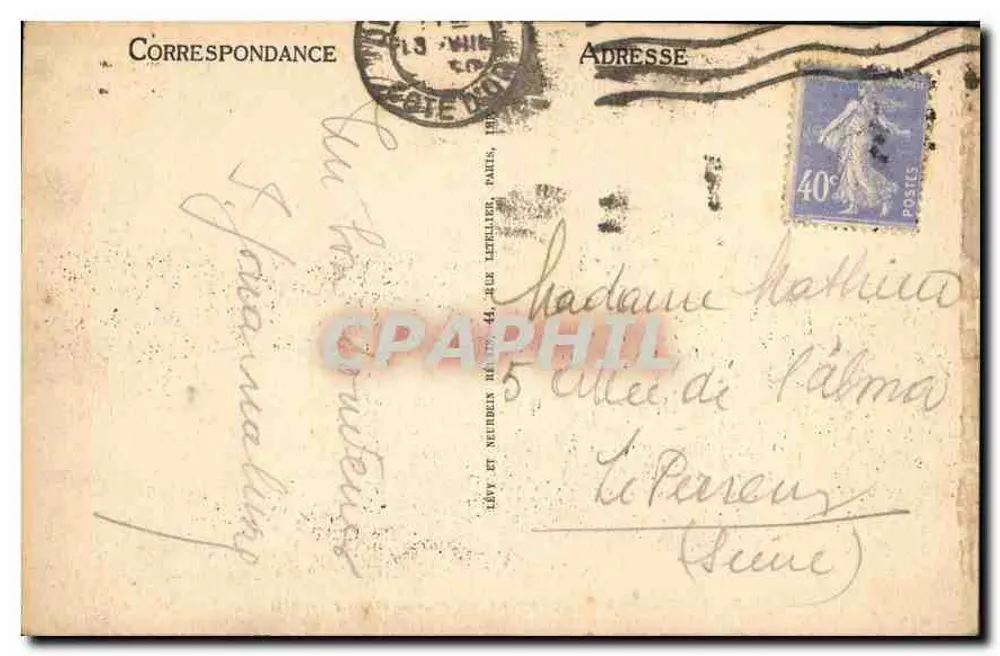 Dijon — Le Square et la Place Darcy — ND - Verso