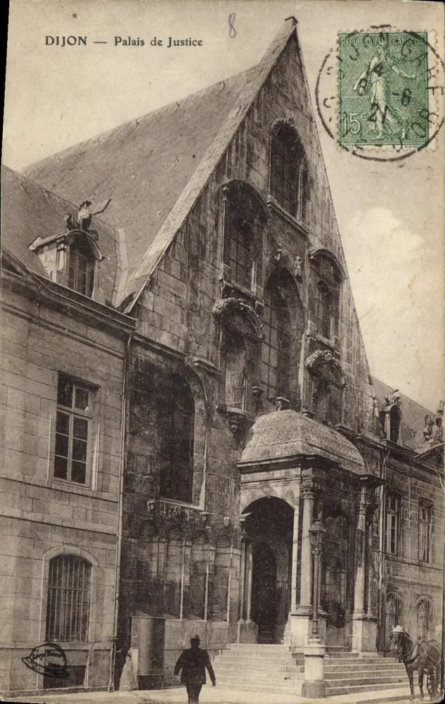 Dijon — Palácio de Justiça — editor desconhecido, n° 8 - Frente