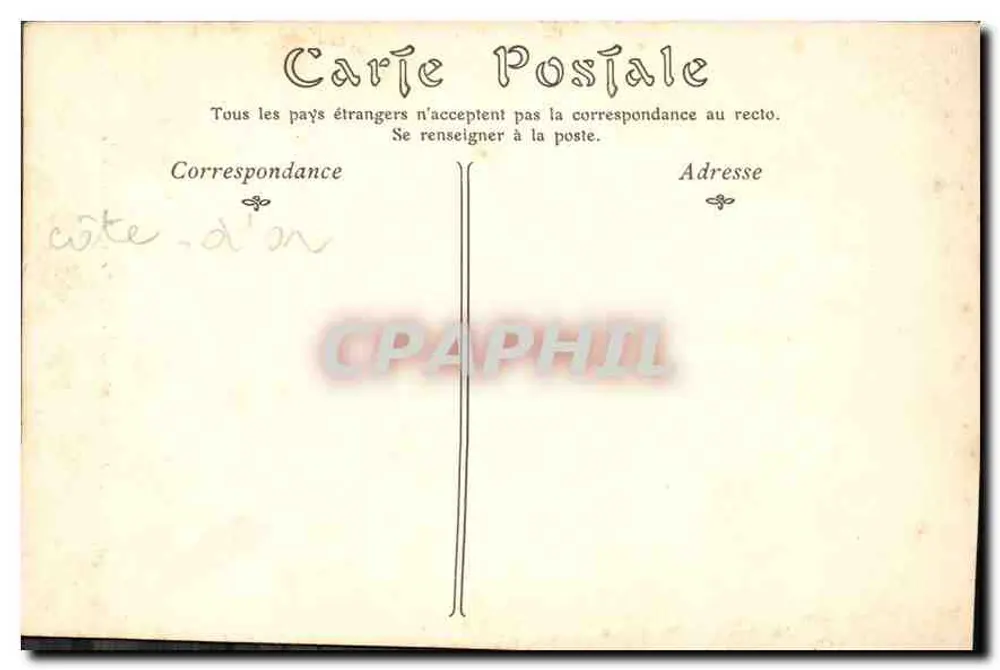 Dijon — Alte Abtei der Kartäuser, Portal der Kapelle — ND Phot, n°47 - Rückseite