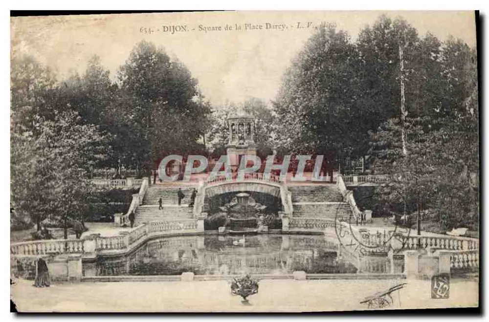 Dijon - Square da Place Darcy — L. F., n° 654 - Frente