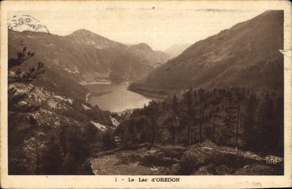 O Lago de Oredon — vista panorâmica — Tito, n°1 - Frente