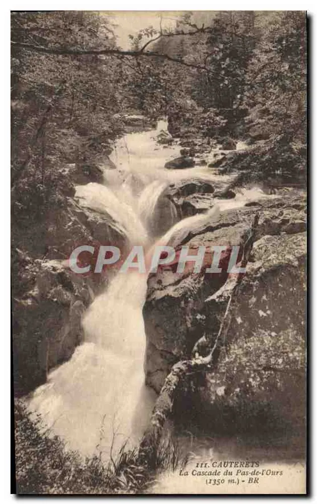 A Cascata do Pas-de-l'Ours — Cauterets (1350 m.) — Bloc Frères, Bordeaux - Frente