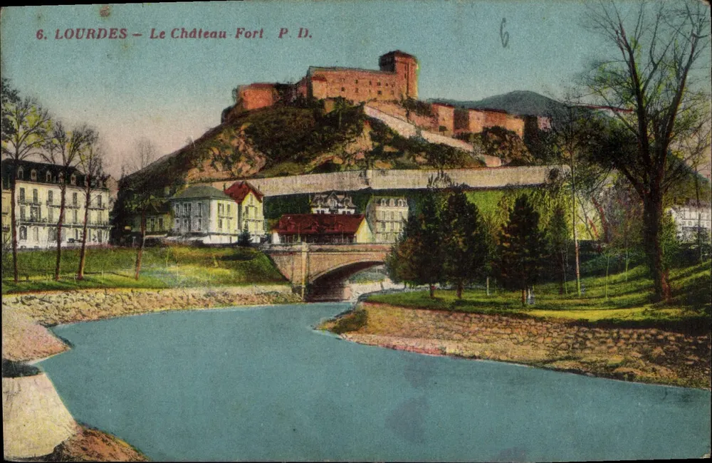 Lourdes — O Castelo-Forte — P.D. n°6 - Frente