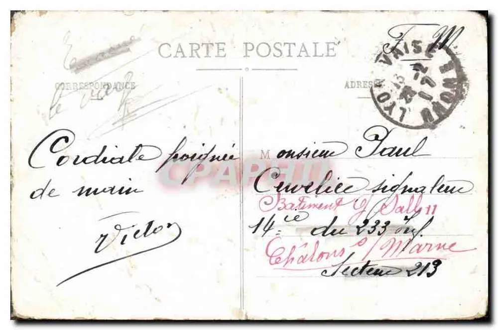 Lourdes - Le Château Fort — Les Pyrénées, éditeur L.S. n°6 - Verso