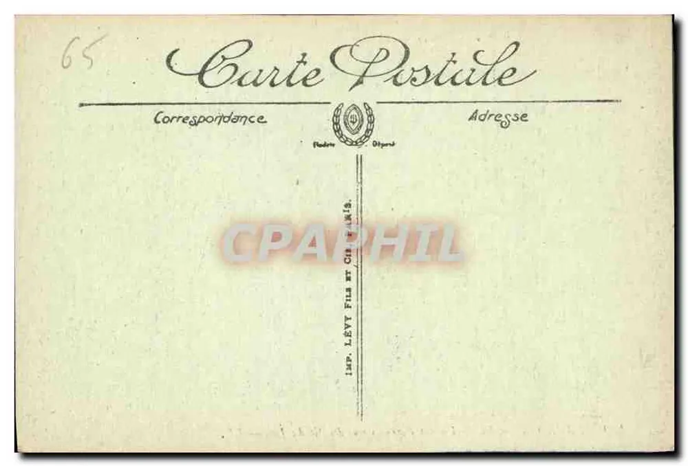 Die Pyrenäen von Pic du Jer gesehen — Lourdes — n° 159 — LL. - Rückseite
