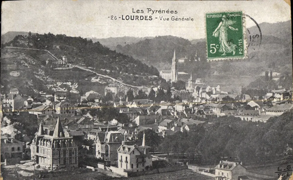 Lourdes — Vista Geral — Éditeur Lourdes, n°26 - Frente