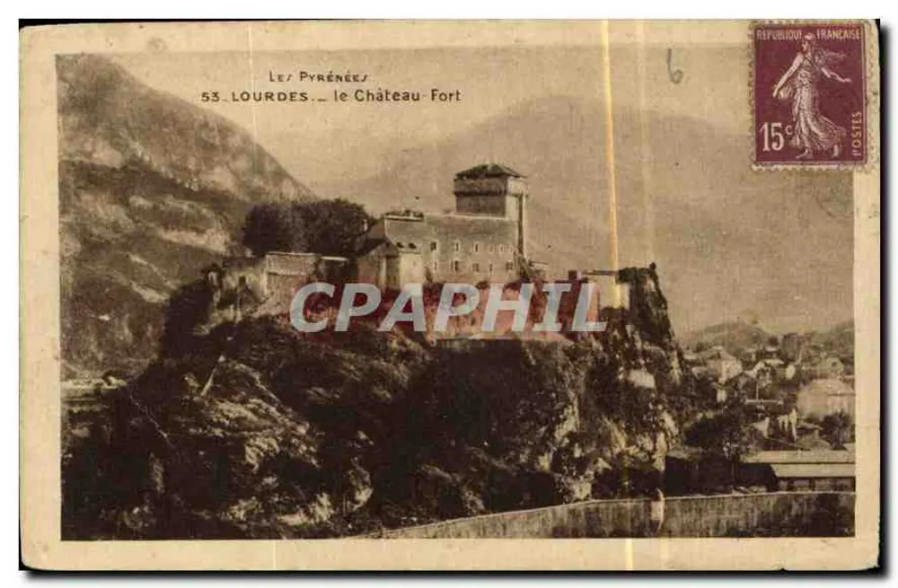 Lourdes — o Castelo-Forte — Editor não identificado, número de série não visível - Frente