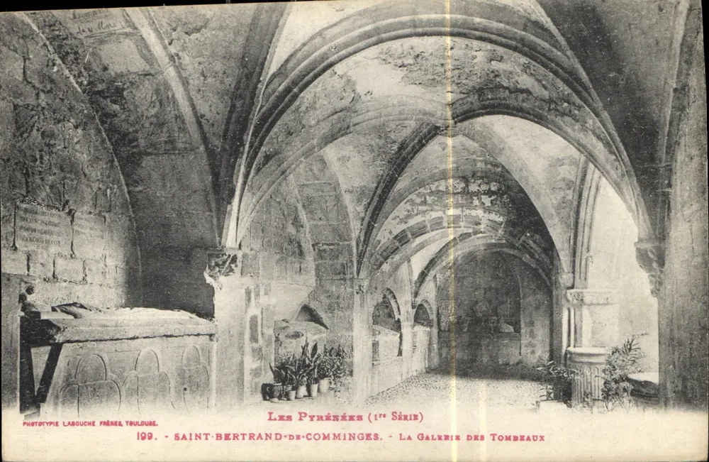 Saint-Bertrand-de-Comminges — Die Galerie der Tombeaux — 1909 — Phototypie Labouche Frères, Toulouse - Vorderseite