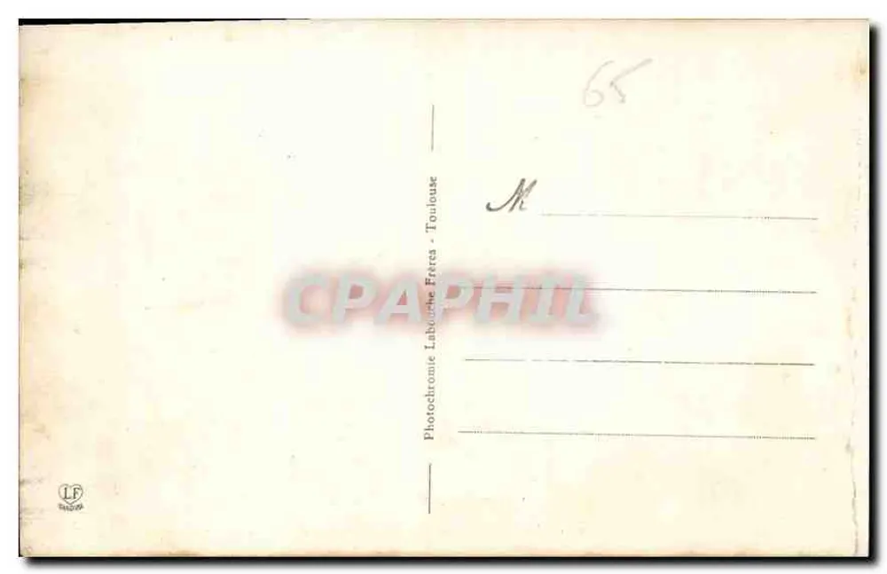 Lourdes - A Grotta Milagrosa — Les Hautes-Pyrénées — Fotoquímica Labouche Frères, Toulouse, n°20 - Verso