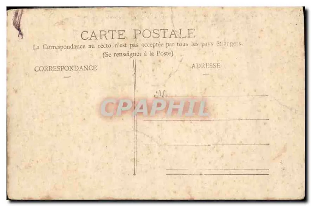 Fort von Montfaucou - Innenansicht des neuen Forts mit dem Krater, verursacht durch die Explosion vom 16. September 1906 — J. Liard, Edit. Hennequin - Rückseite
