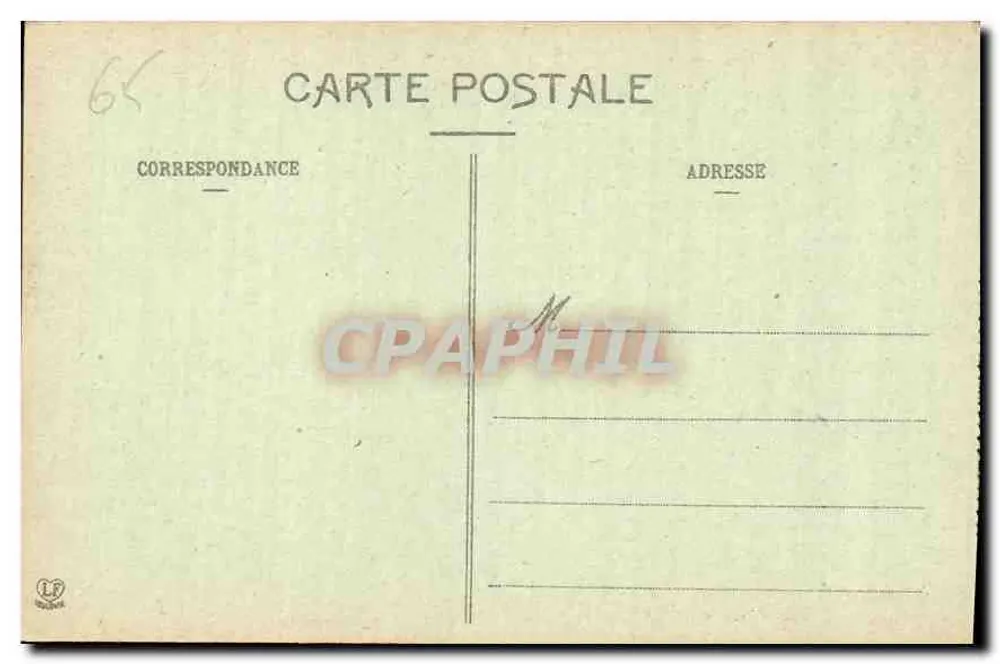 Bagnères-de-Bigorre — Ufer des Adour und Massiv von Arbizon — Phototype Lassouche Frères, Toulouse, Nr. 979 - Rückseite