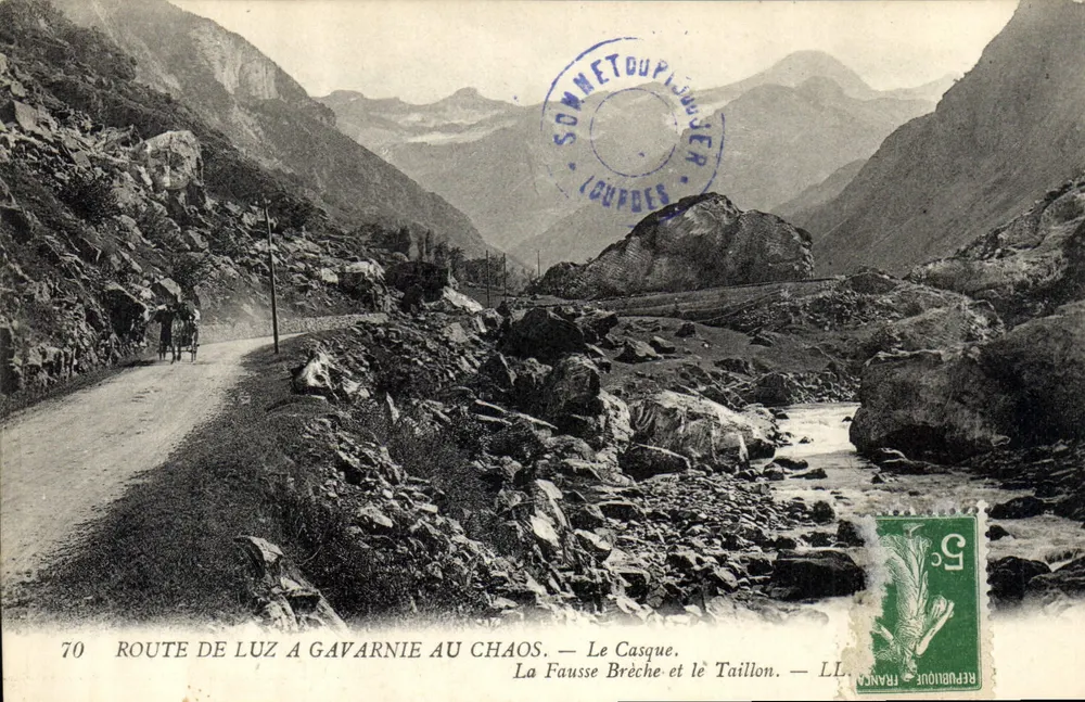 Route von Luz nach Gavarnie zum Chaos — Der Helm und der Taillon — LL. - Vorderseite