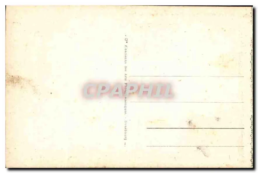 Lourdes - Die Basilika und die Route nach Pau — Verlag: Ch. F. F. des Arts Phonographiques, Straßburg — n° 24 - Rückseite