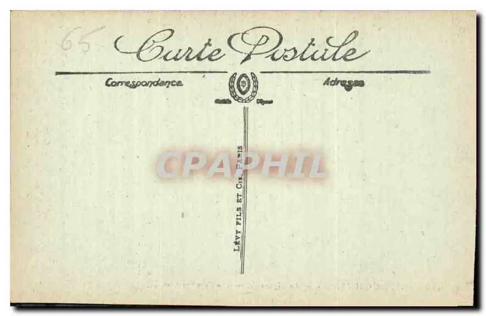 Env. de Cauterets — Le Vignemale — LL - Verso