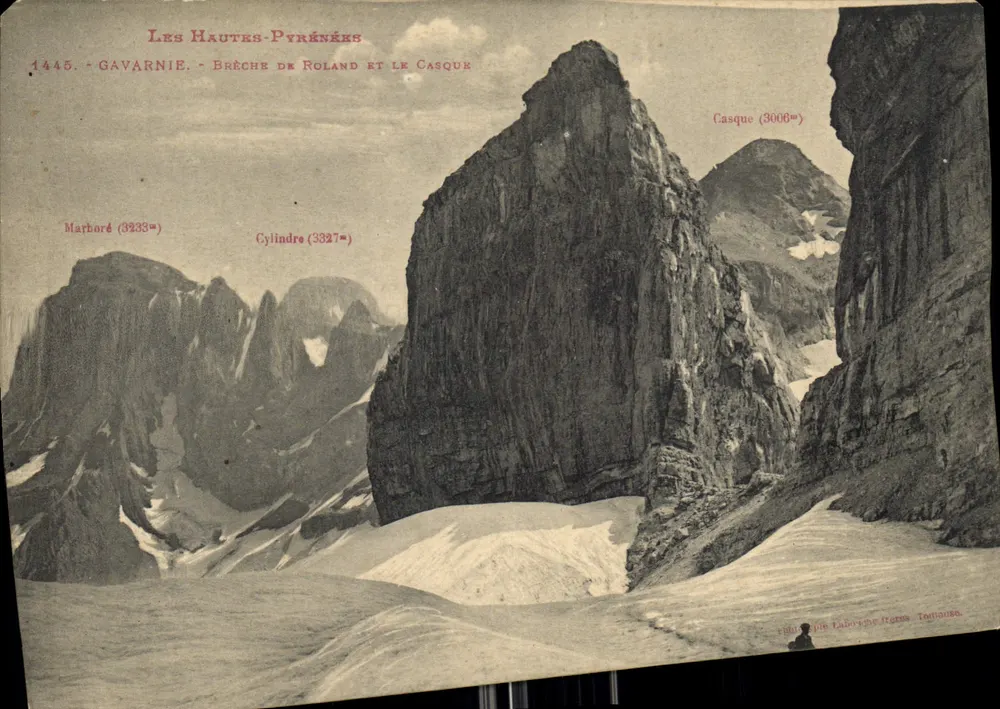 As Altas-Pirineus — A Brecha de Roland e o Casco — editor Toulouse - Frente