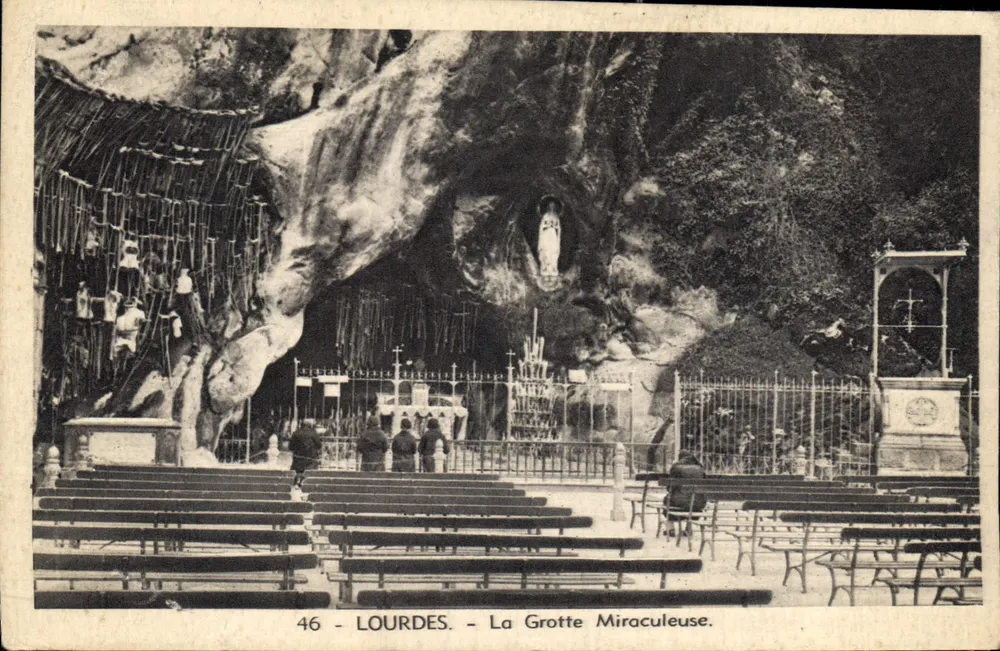 Lourdes — Grota Cudowna — Wyd. Fot. Renault, n°46 - Awers