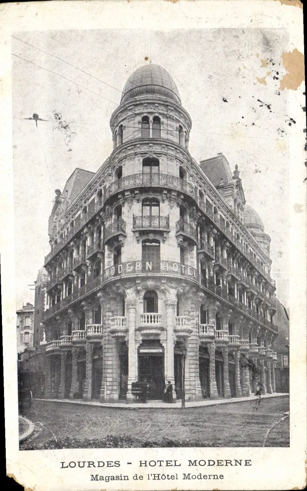 Lourdes - Hôtel Moderne — Magasin de l'Hôtel Moderne - Vorderseite