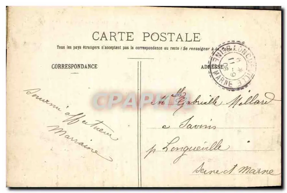 Lourdes - A Basílica - O Gave — editor desconhecido, n° 13 - Verso