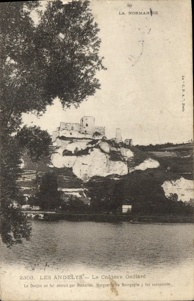 Les Andelys — Het Donjon en het Kasteel Gaillard — La C.P.A. Parijs - Voorkant