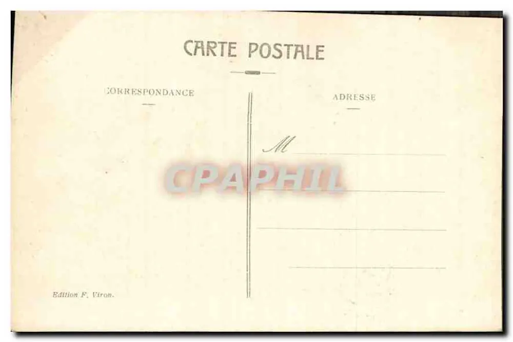 Lourdes - Vierte Station des Kreuzwegs — Edition F. Viron, Nr. 267 - Rückseite