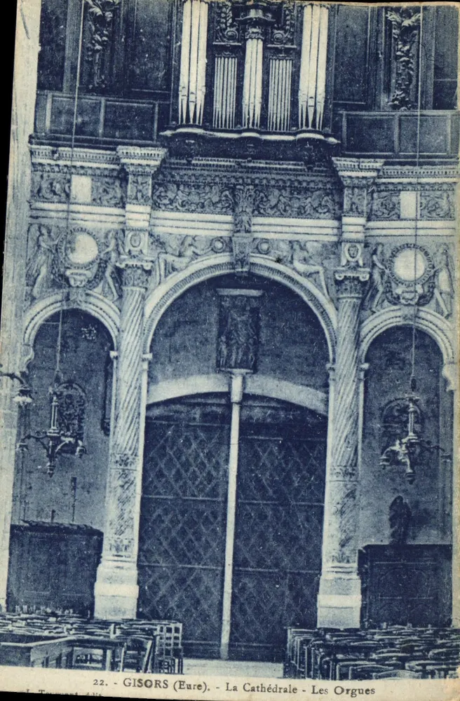 Gisors (Eure) - Katedra - Organy - Awers