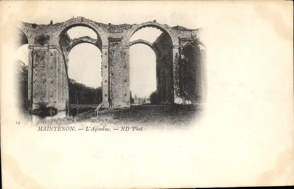 Maintenon — O Aqueduto — ND Phot - Frente