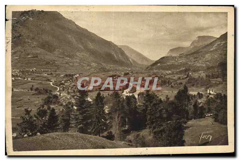 A Valle de Ossou - Os Pirineus — Edição de Yvon, n°65 - Frente