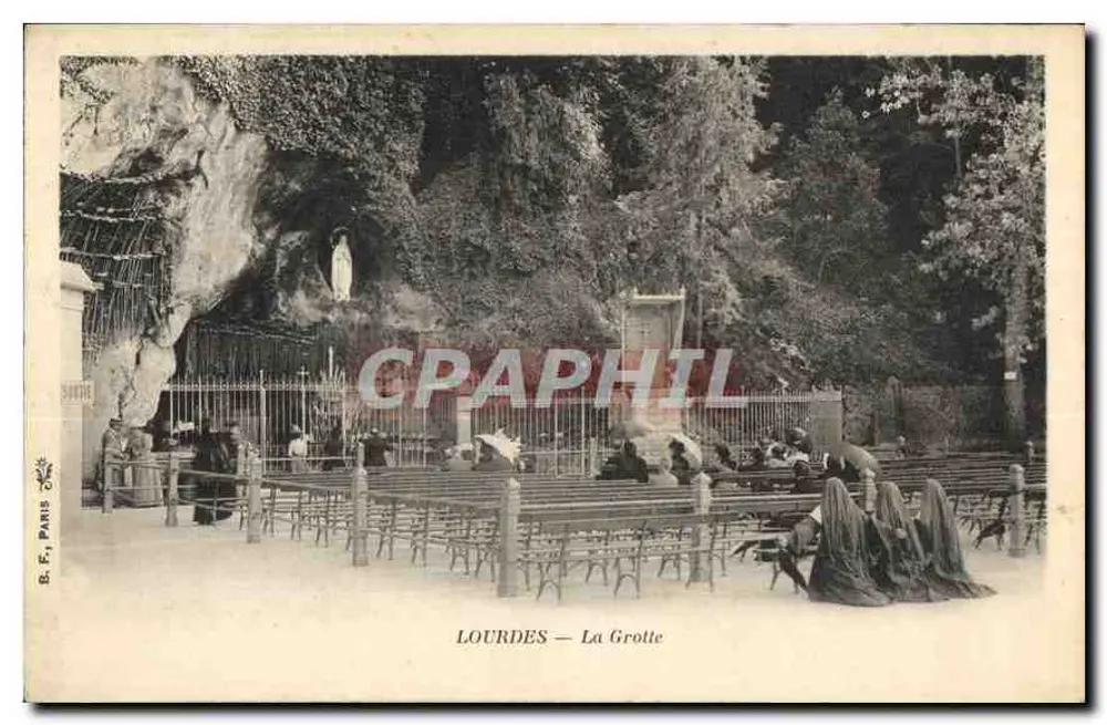 LOURDES — A Gruta — B. F. Paris - Frente