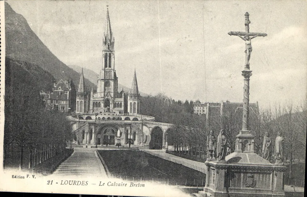 Lourdes — O Calvário Bretão — Edição F. V. n°21 - Frente