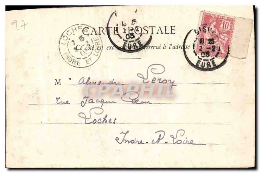 Gisors - Kerk - Navel en Koor — Imp. Lith. A. Bardel, Gisors (Eure) — n°31 - Achterkant