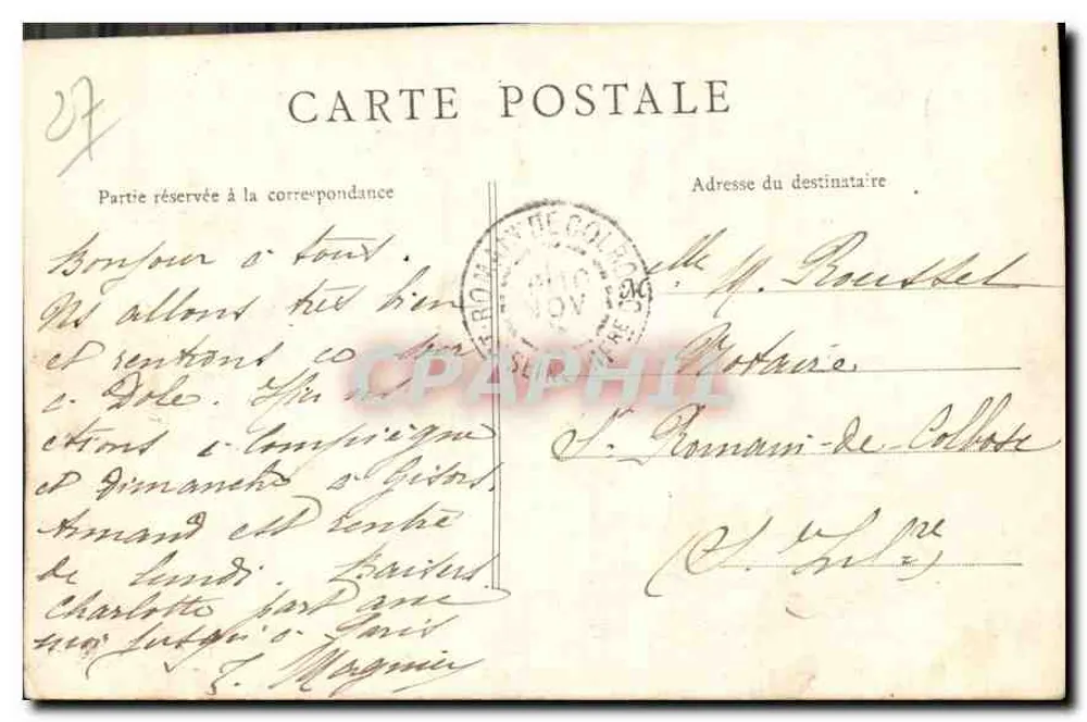 Gisors (Eure) — Torre do Governador — Bourgex, editor Gisors - Verso