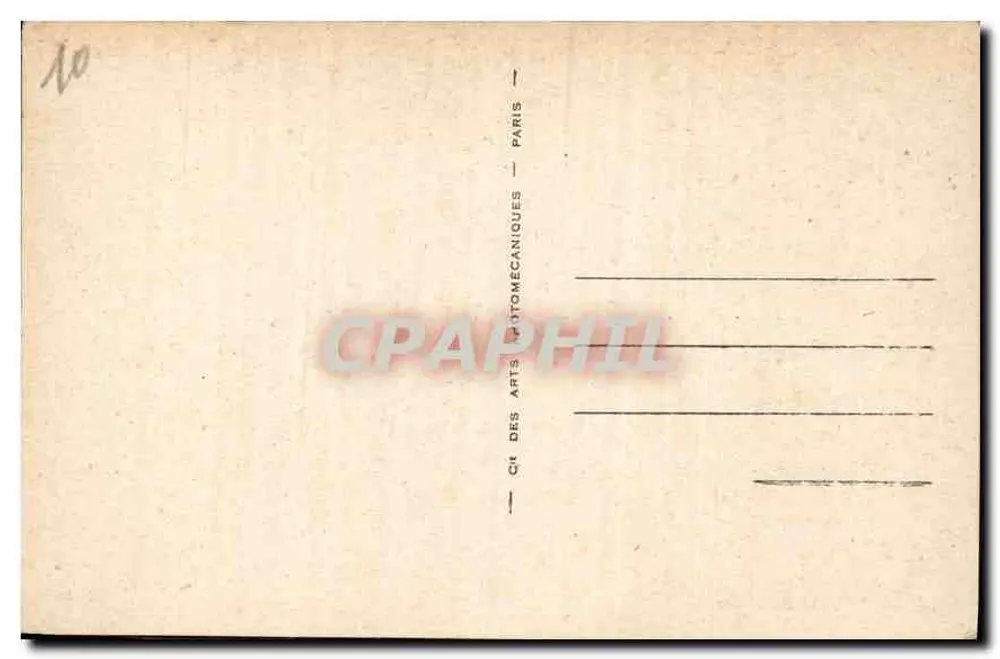 Les Andelys — A Igreja — LL.6 — Editora Cité des Arts Photomécaniques, Paris - Verso
