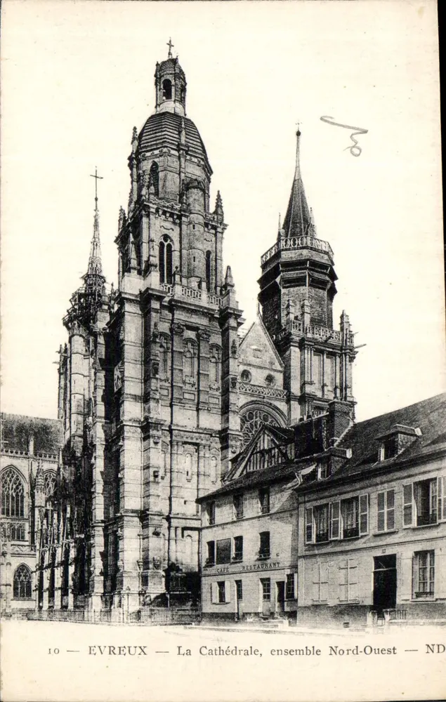 Evreux — Die Kathedrale, Ensemble Nord-Ouest — ND - Vorderseite