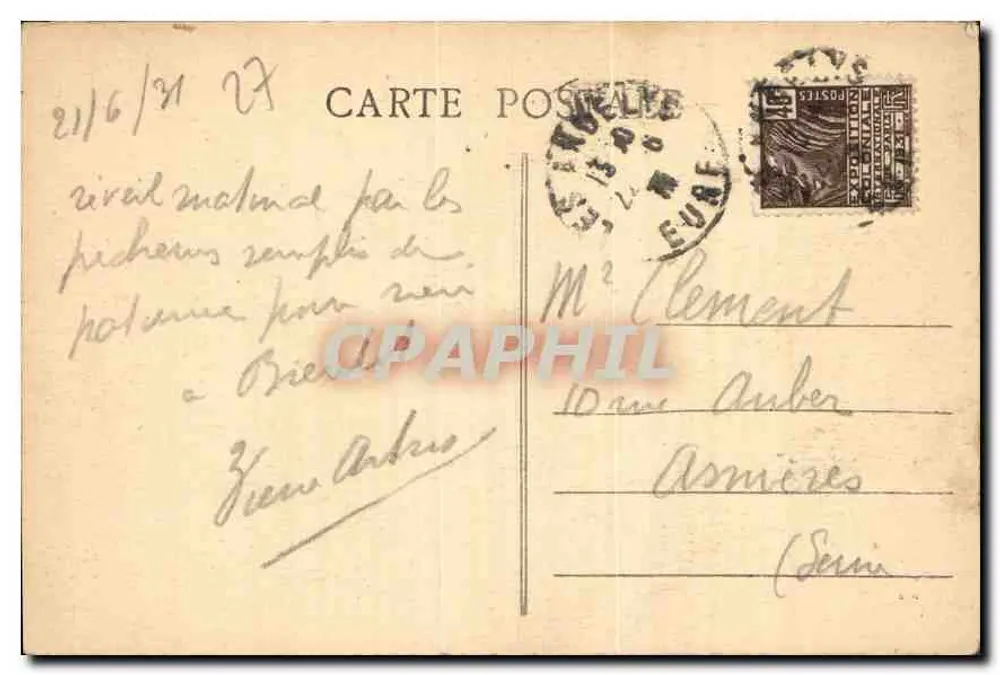 Les Andelys (Eure) - Zamek Gaillard — Fotografia Georges André - Vernon - Rewers