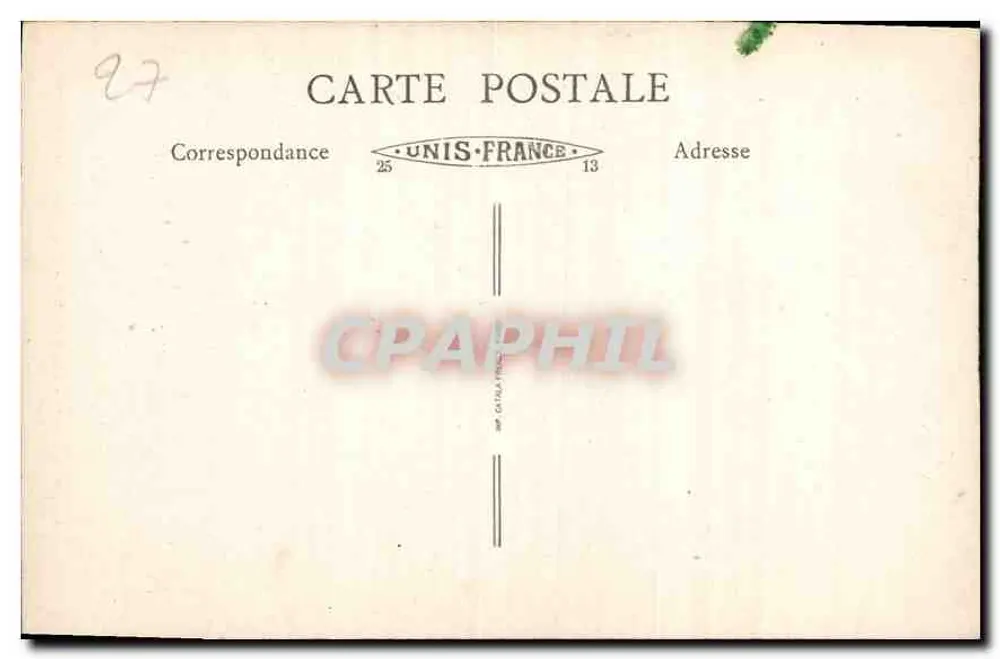 Gisors (Eure) - Kathedrale - Rosefenster - Nordportal — J. Bourgeix, Verleger, Gisors - Rückseite