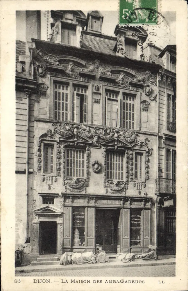 Dijon — A Casa dos Embaixadores — LL, n°88 - Frente