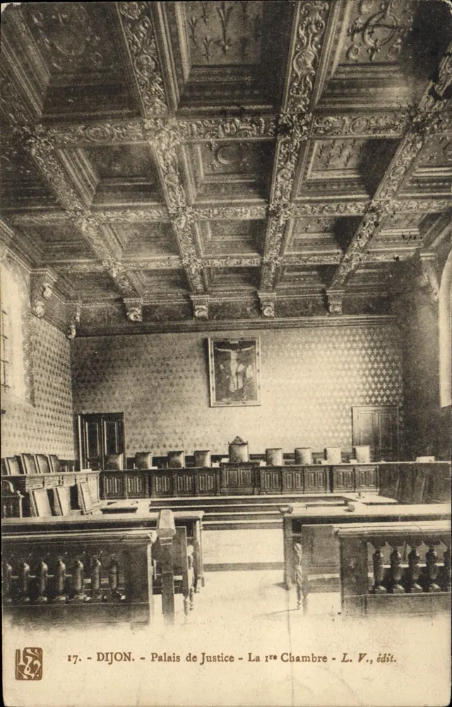 Dijon - Palast der Gerechtigkeit - Die erste Kammer — L. V., Verlag - Vorderseite
