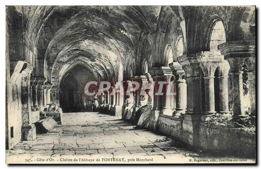 Côte d'Or - Cloister of the Abbey of FONTENAY, near Montbard — H. Bogersau, Verlag, Châtilon-sur-Seine - Vorderseite