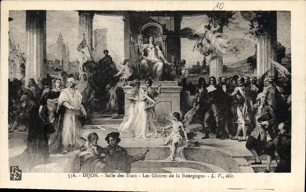 Dijon - Salle des États - Die Glorien der Burgund - L. V., Verlag - Vorderseite
