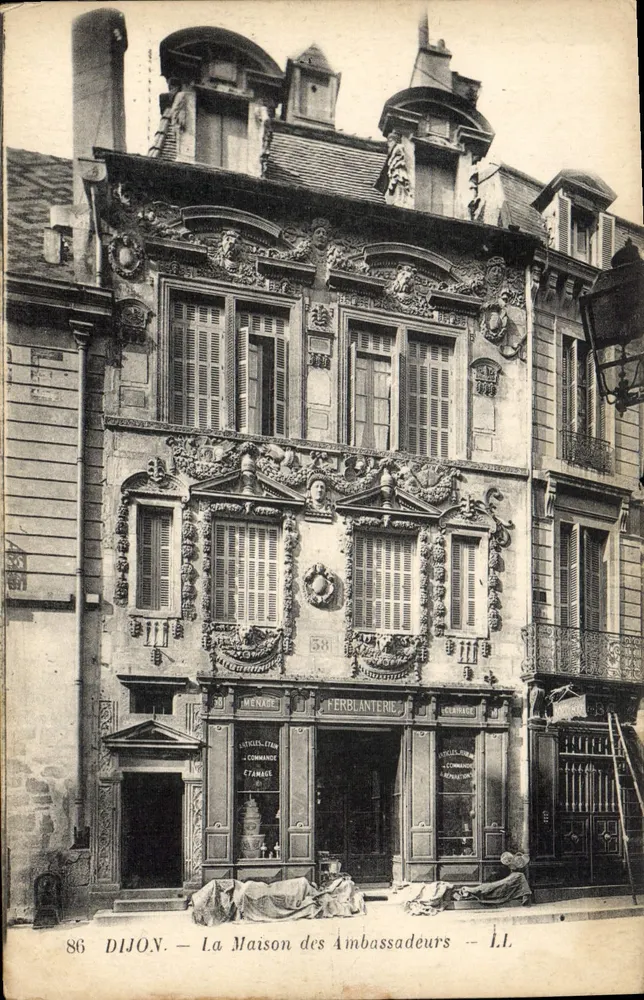 Dijon — A Casa dos Embaixadores — L.I. — Editor L.I. - Frente