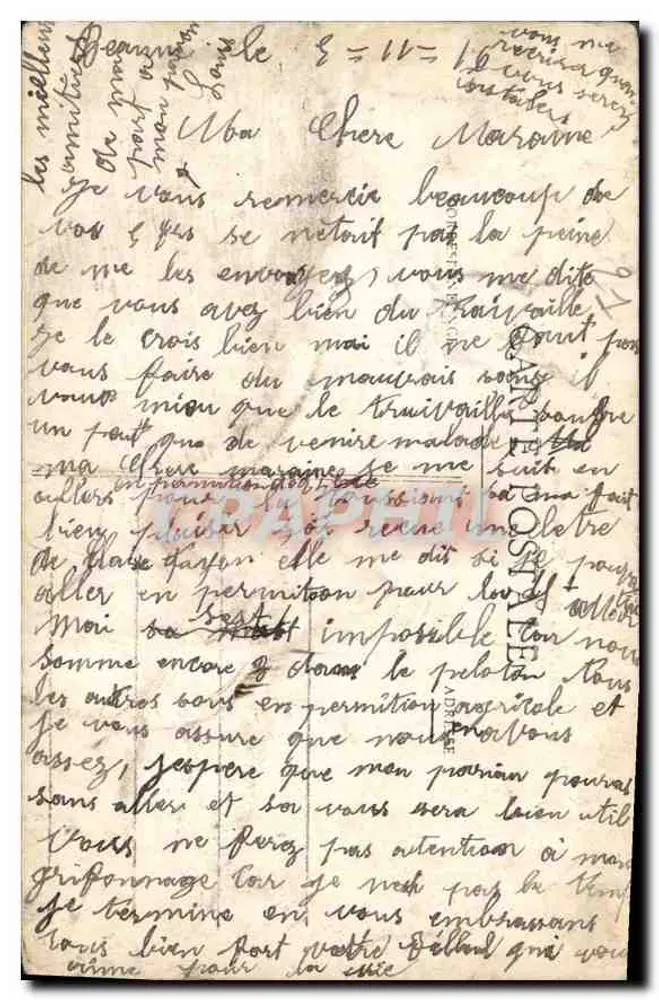 Beaune - Igreja de Nossa Senhora — vista da fachada — editor desconhecido, n° 5 - Verso