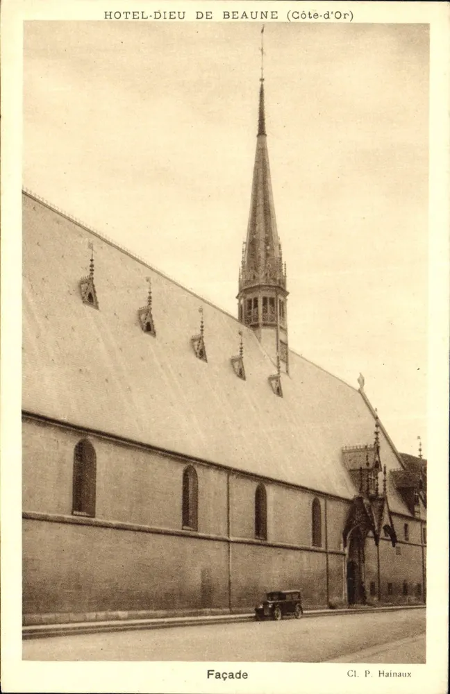 Hôtel-Dieu de Beaune — Fachafront — Cl. P. Hainaux - Frente