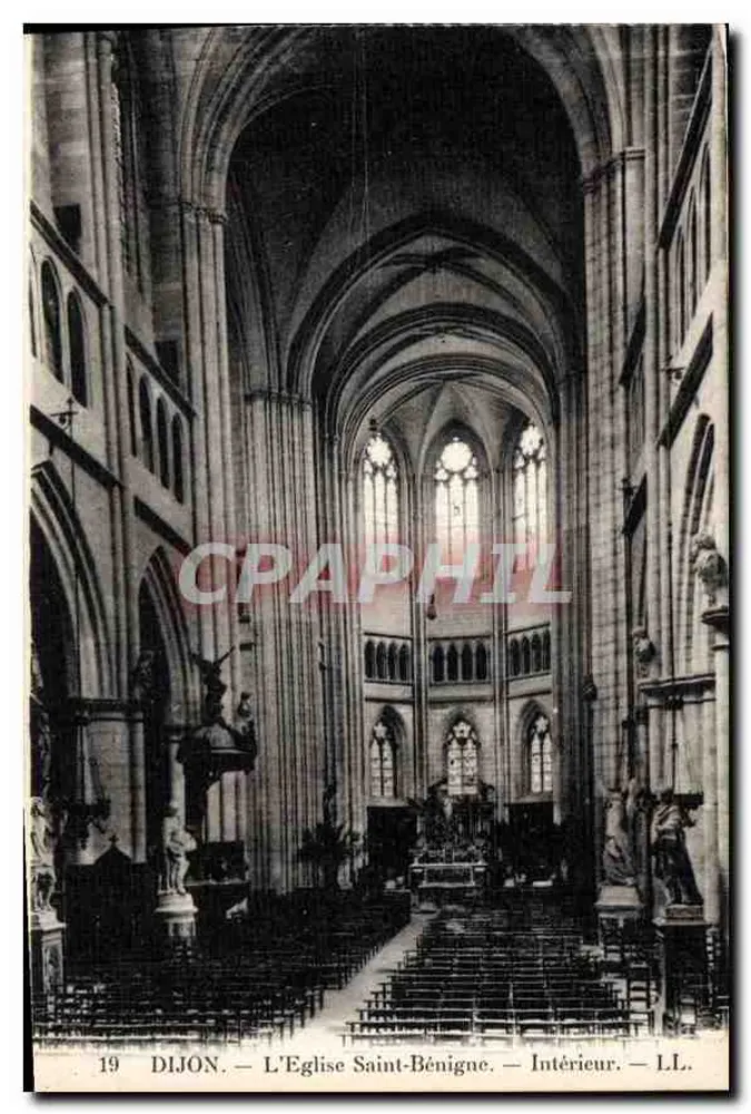 Dijon — A Igreja de São Benigno — Interior — LL. 19 - Frente