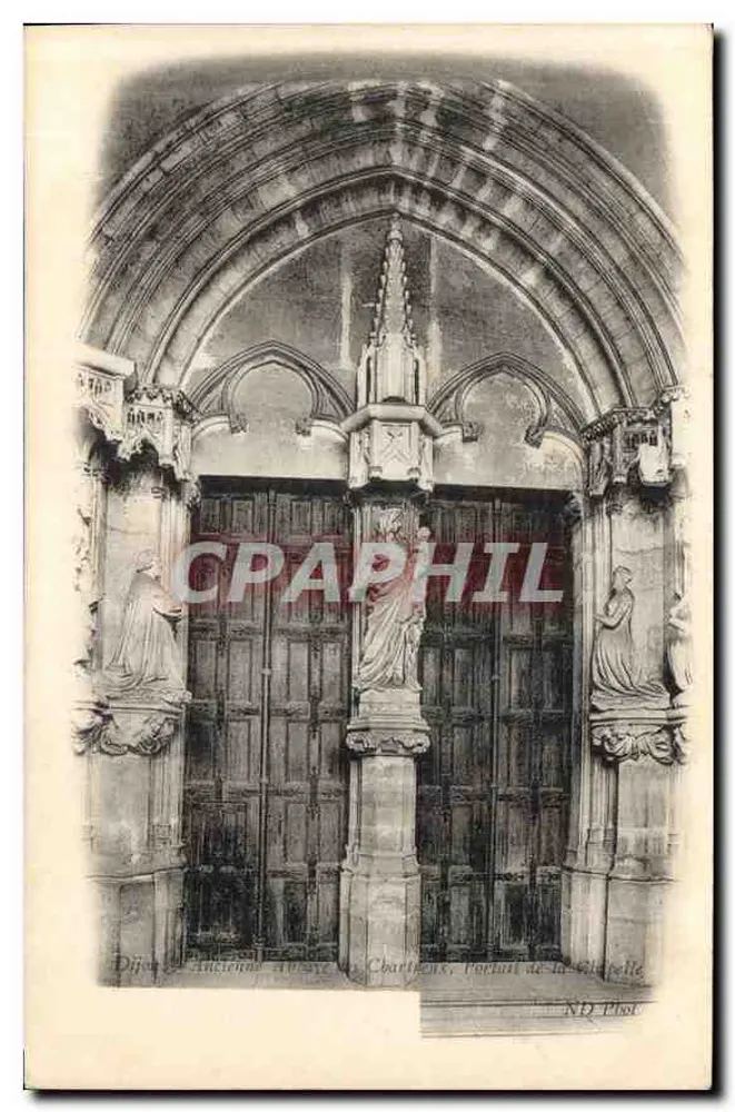 Alte Abtei der Chartreux, Portal der Kapelle — Dijon - Vorderseite