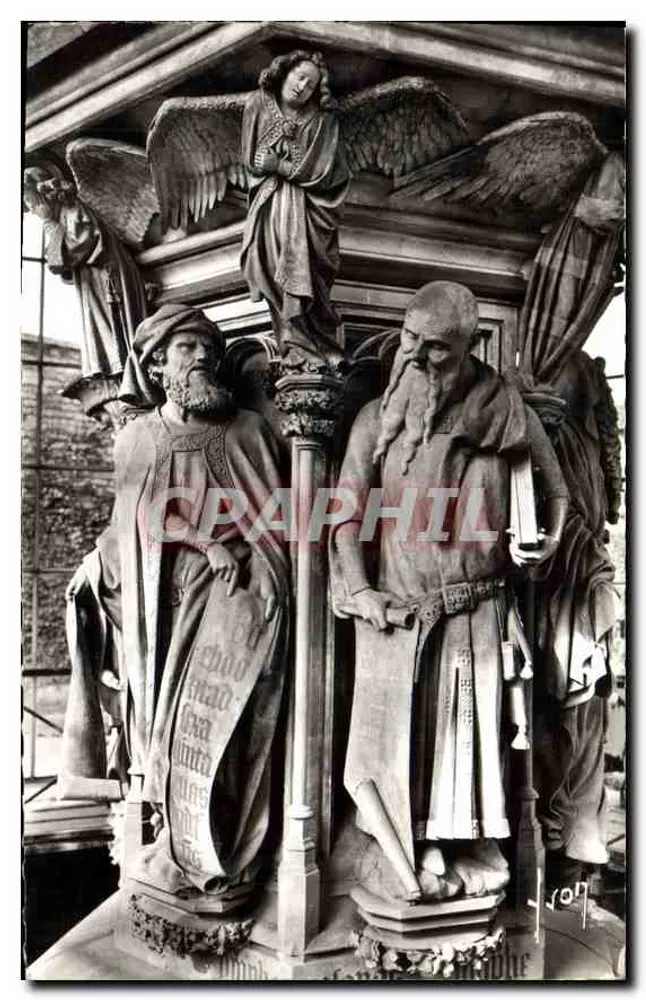 Abtei von Champmol — Brunnen von Mose und Daniel — Éditions d'Art, Paris - Vorderseite