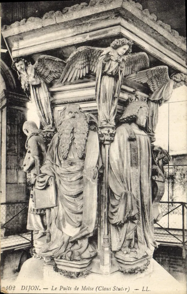 Dijon — O Poço de Moisés (Claus Sluter) — LL. n° 102 - Frente