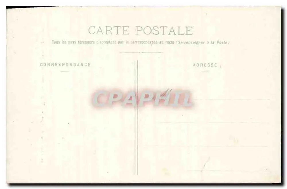 Das Erwachen Napoleons von Rude — Umgebung von Dijon — Verlag L. V. - Rückseite